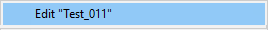 Context menu
